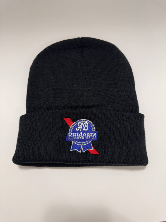 AB OUTDOORS BLACK Blue Ribbon toque